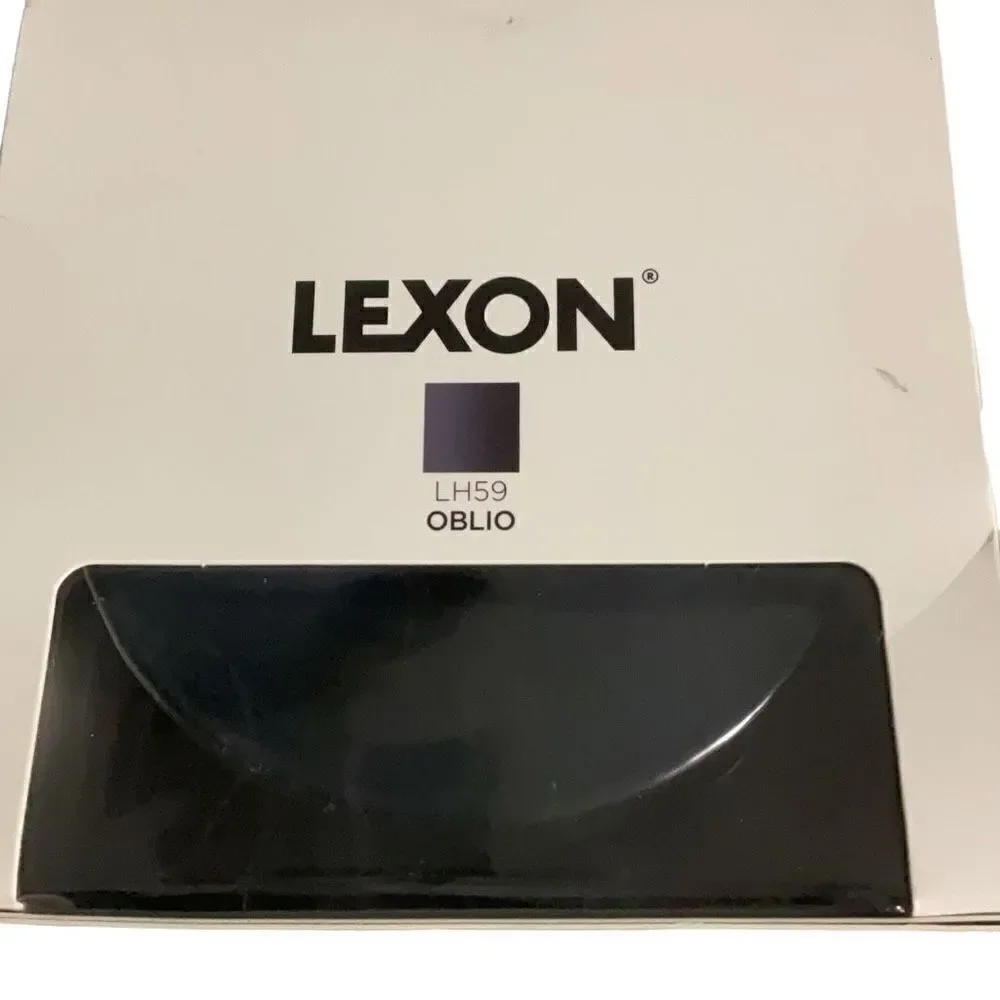 Lexon OBLIO Dark Blue Wireless 2 in 1 Phone Charger UV Sanitizer QI certified